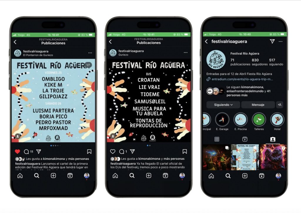 Proyecto Festival Río Agüera (Diseño Gráfico) — imagen 9